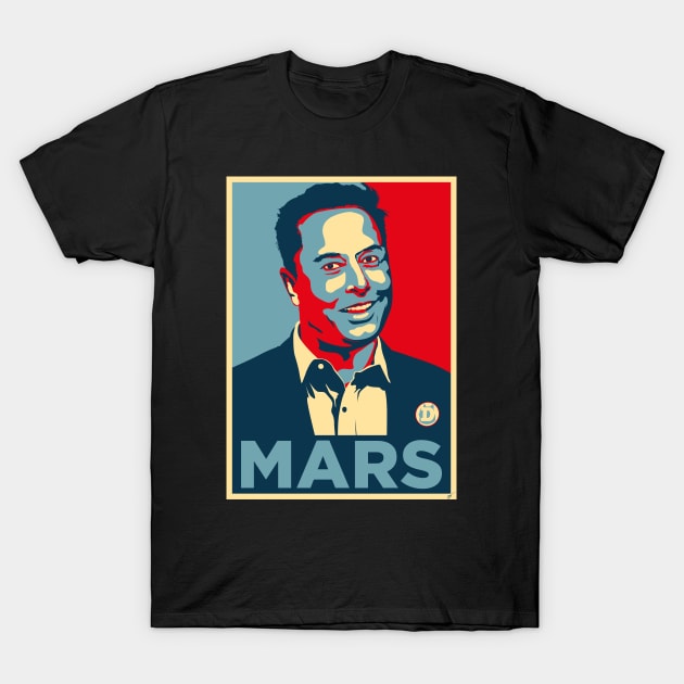 Elon Musk MARS T-Shirt by Theo_P